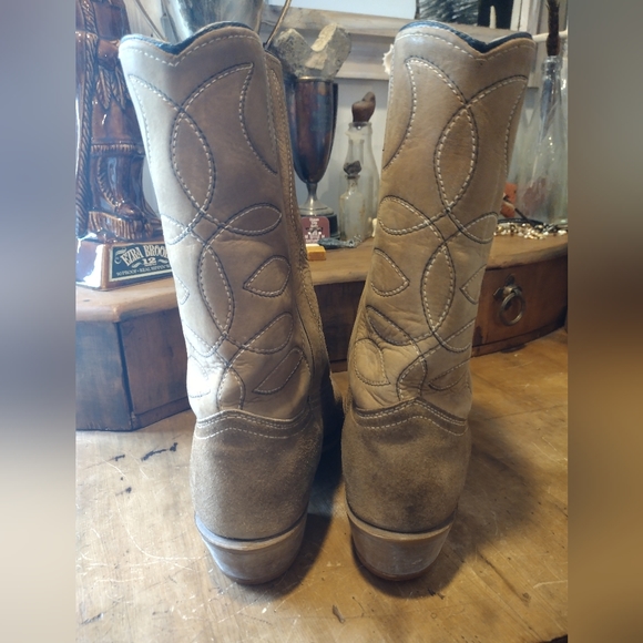 Vintage Cowboy Boots by Texas Boot Co. SZ 10 E - Picture 6 of 11